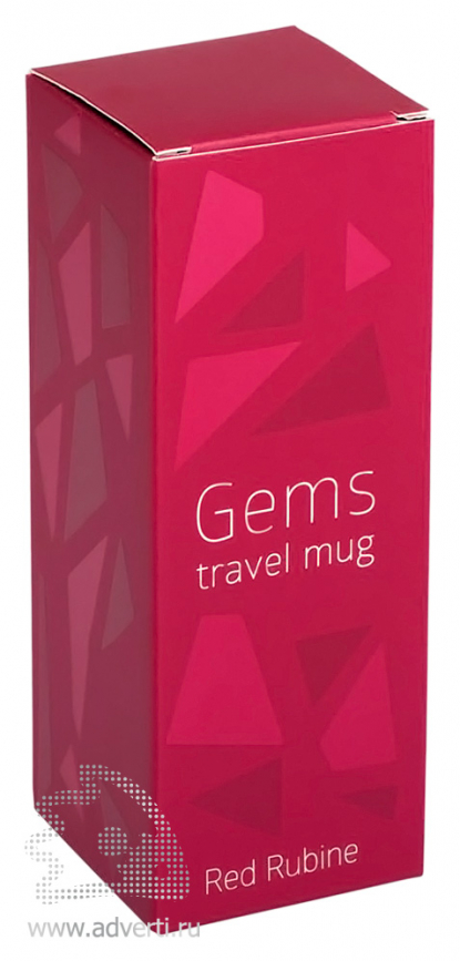 Термокружка Gems Red Rubine, упаковка