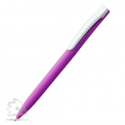 Шариковая ручка Pin Soft Touch, фиолетовая