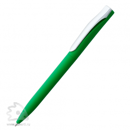 Шариковая ручка Pin Soft Touch, зеленая