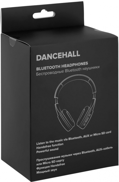 Беспроводные наушники Dancehall,упаковка