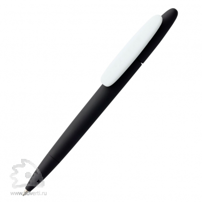 Ручка шариковая DS5 TRR-P Soft Touch, белая