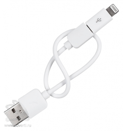 Внешний аккумулятор Uniscend All Day Compact, 10 000 мAч, кабель Micro USB и переходник с Micro USB на Lightning (iPhone 5/6/7)