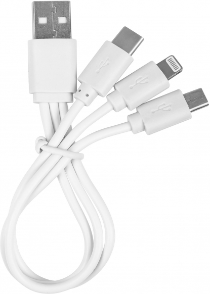 Внешний аккумулятор Uniscend All Day Compact Type-C, 15 000 мAч, кабель Type-C / Micro USB /Lightning (iPhone 5/6/7)