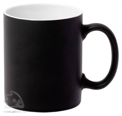 Кружка Promo матовая, черная