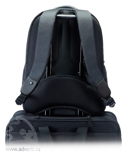 Рюкзак для ноутбука Samsonite Vectura, умный карман с креплением поверх выдвижной ручки чемодана