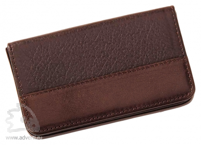 Футляр для визиток Alvaro, коричневый