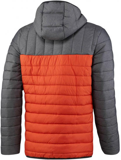Куртка Outdoor, мужская, серая с оранжевым вид со спины