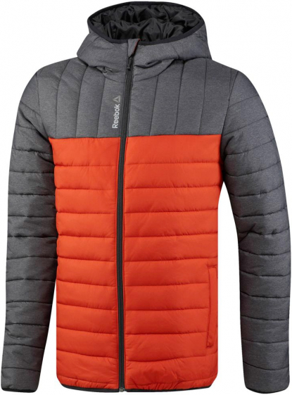 Куртка Outdoor, мужская, серая с оранжевым