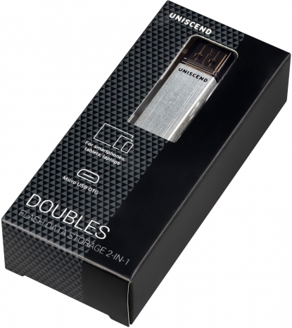 Флешка Uniscend Doubles, упаковка