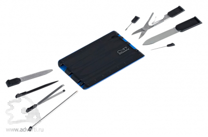 Карточка-мультиинструмент Multi Tec, синяя