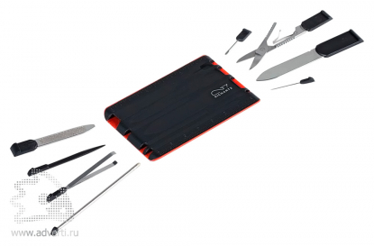 Карточка-мультиинструмент Multi Tec, красная