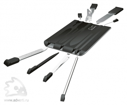 Карточка-мультиинструмент Multi Tec, черная