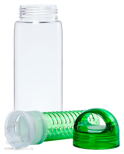 Бутылка для воды Taste, зелёная, в открытом виде