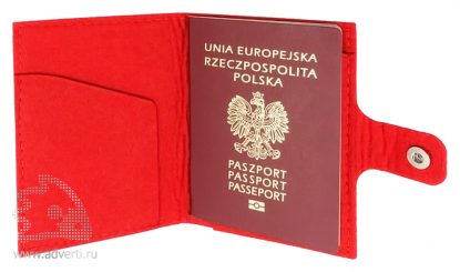 Обложка для паспорта Felt, открытая