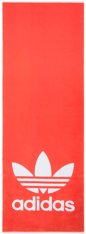 Полотенце Adicolor, развернутое красное полотенце