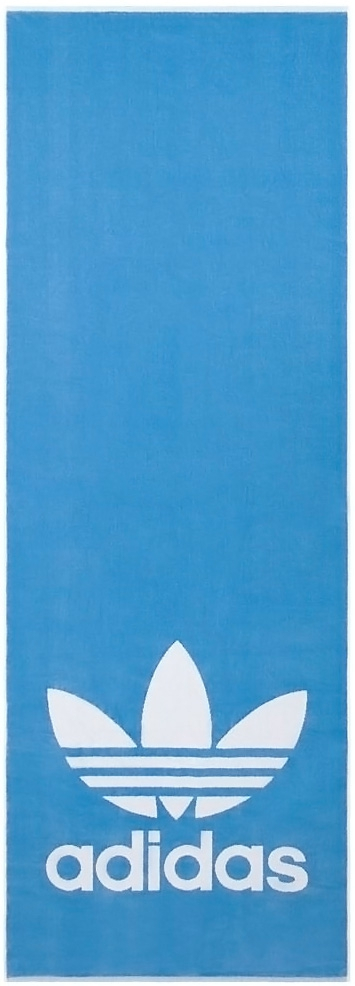 Полотенце Adicolor, развернутое синее полотенце