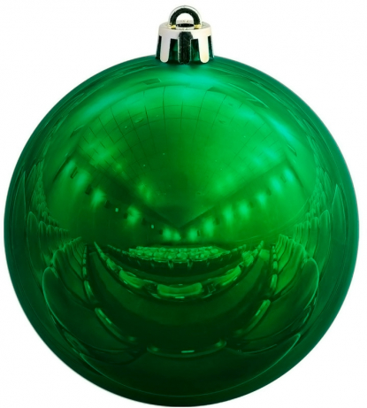 Елочный шар Shiny Smooth, зеленый