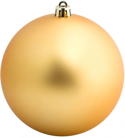 Елочный шар Matt Smooth, золотистый