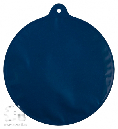 Новогодний самонадувающийся шарик Скандик, синий, оборотная сторона