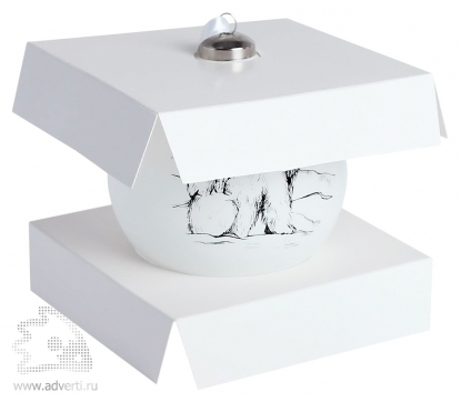 Елочный шар Forest, с изображением оленя, ложементы