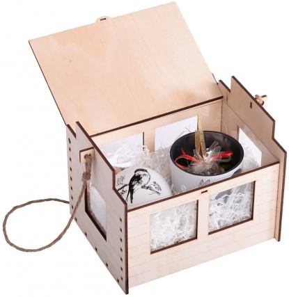 Коробка-трансформер Птица счастья, общий вид