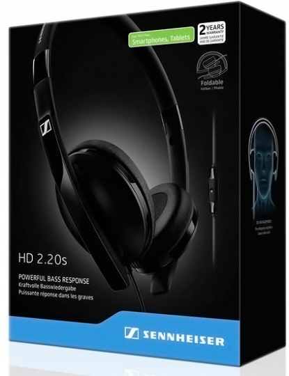 Наушники Sennheiser HD 2.20S (Sennheiser) накладные, упаковка