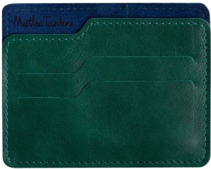 Чехол для карточек Roma, зеленый