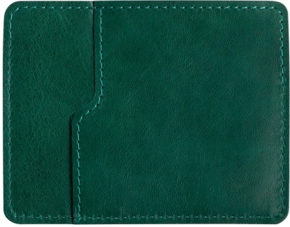 Чехол для карточек Roma, оборотная сторона зеленого чехла