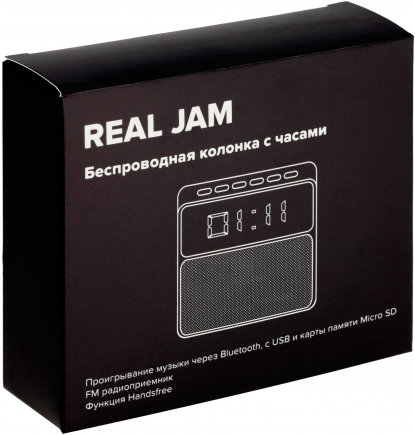 Беспроводная колонка с часами Real Jam, упаковка