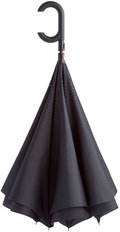 Зонт наоборот Unit ReStyle, черный