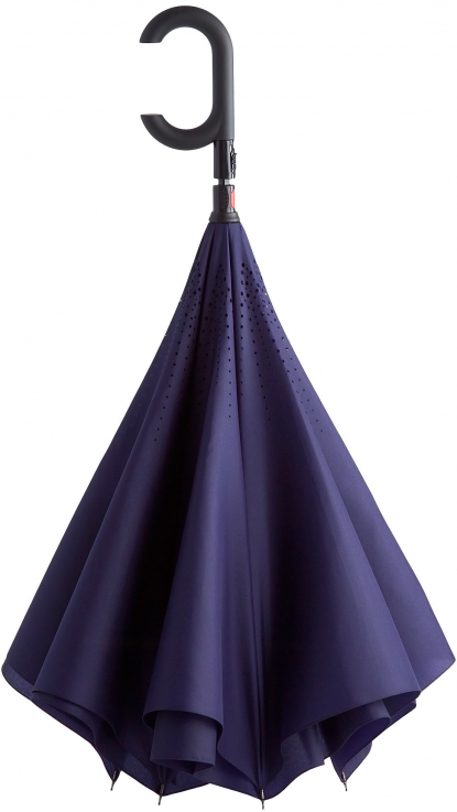 Зонт наоборот Unit ReStyle, темно-фиолетовый