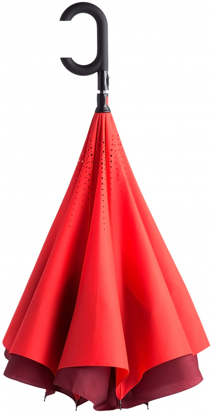 Зонт наоборот Unit ReStyle, красный