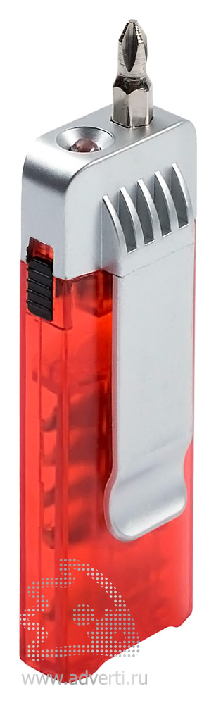 Отвертка с фонариком Miner, крепеж для насадки отвертки