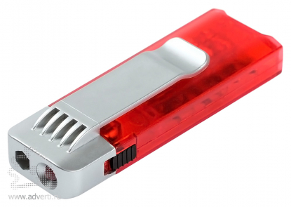 Отвертка с фонариком Miner, красная