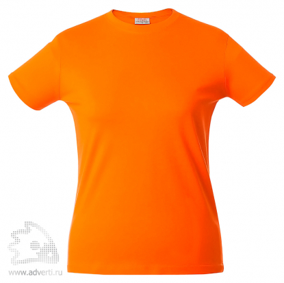 Футболка Heavy lady (James Harvest), женская, оранжевая