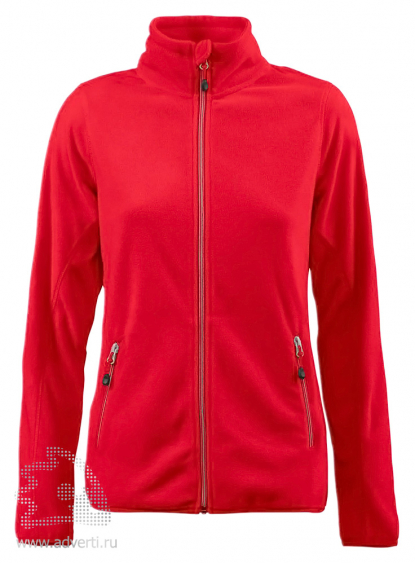 Куртка флисовая Twohand (James Harvest), женская, красная