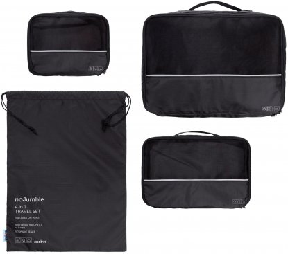 Дорожный набор сумок noJumble 4 в 1, общий вид