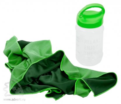 Охлаждающее полотенце Weddell, зеленое