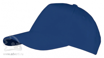 Бейсболка Long beach, темно-синяя