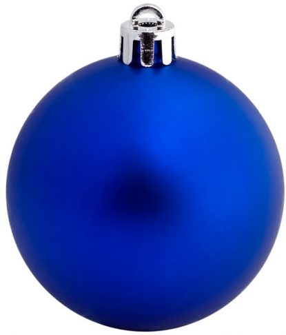 Елочный шар Matt, синий