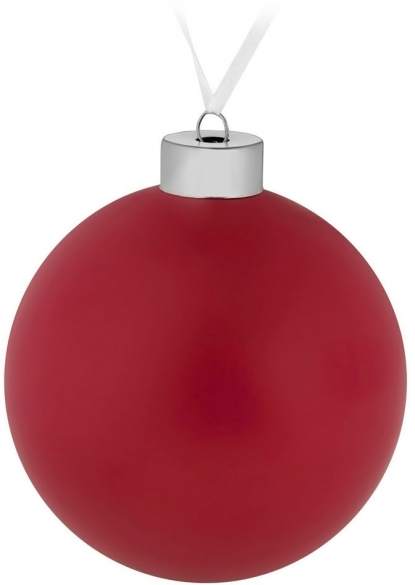 Елочный шар Color, красный