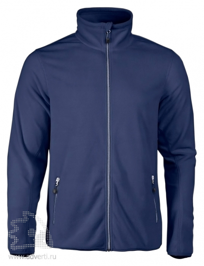 Куртка флисовая Twohand (James Harvest), мужская, темно-синяя