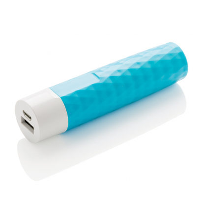 Зарядное устройство Geometric, 2200 mAh, синее