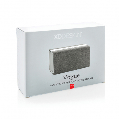 Колонка с зарядным устройством Vogue, 4 000 мАч, в коробке