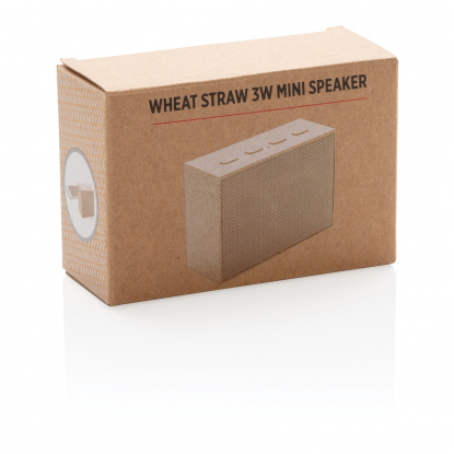 Мини-колонка Wheat Straw, 3 Вт, в коробке