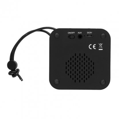 Беспроводная колонка Aria, 5W, чёрная, вид снизу