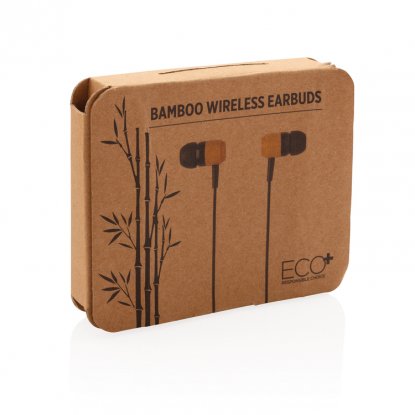 Беспроводные наушники Bamboo, упаковка