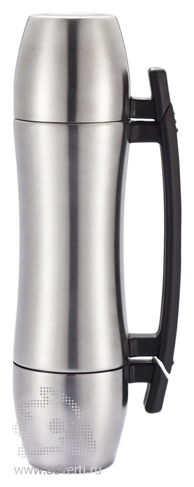 Термос Wave Grip с ручкой и 2 чашками, 700 мл, дизайн термоса