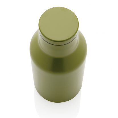 Вакуумная бутылка из переработанной нержавеющей стали, зелёная