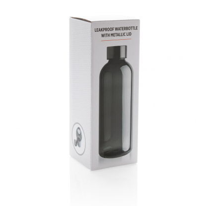 Герметичная бутылка с металлической крышкой, черная, коробка